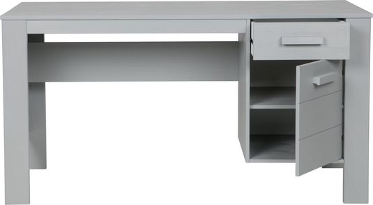 Woood Schreibtisch Dennis Betongrau Designwohnen De